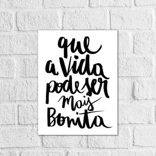 Placas decorativas frases em mdf 20x30