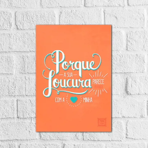 Placas decorativas frases em mdf 20x30