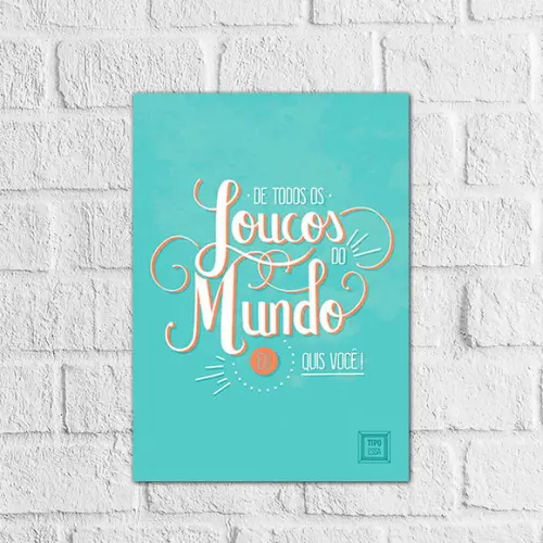 Placas decorativas frases em mdf 20x30