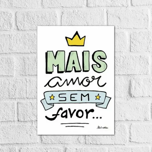 Placas decorativas frases em mdf 20x30