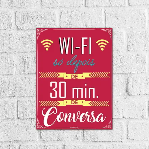 Placas decorativas frases em mdf 20x30