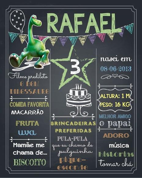 Arte Digital Chalkboard Personalizado