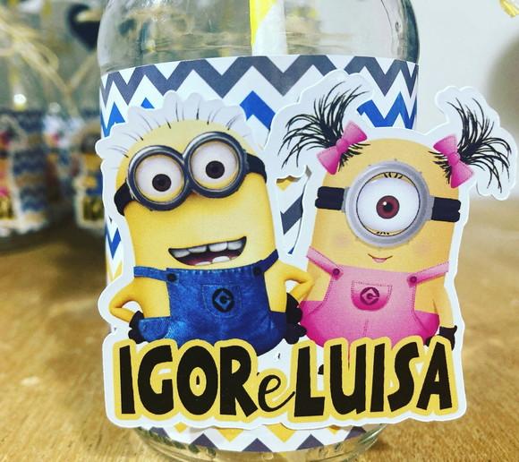 Centro de Mesa Minions Casal
