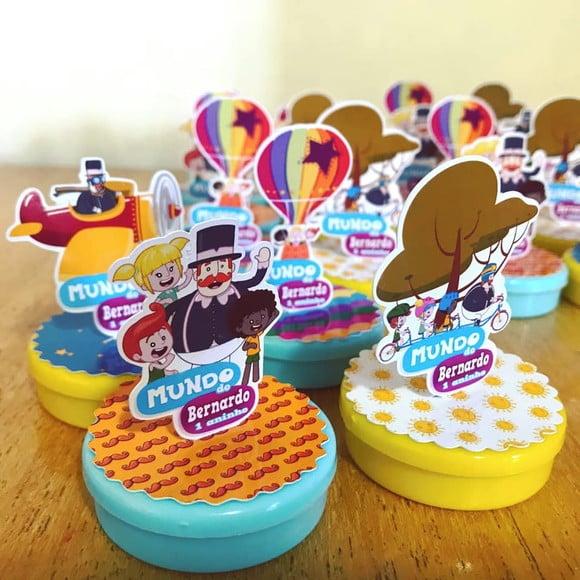 Latinha Mint Mundo Bita com aplique 3D