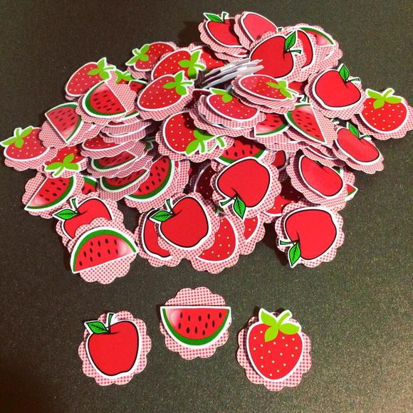Topper 3d Frutinhas
