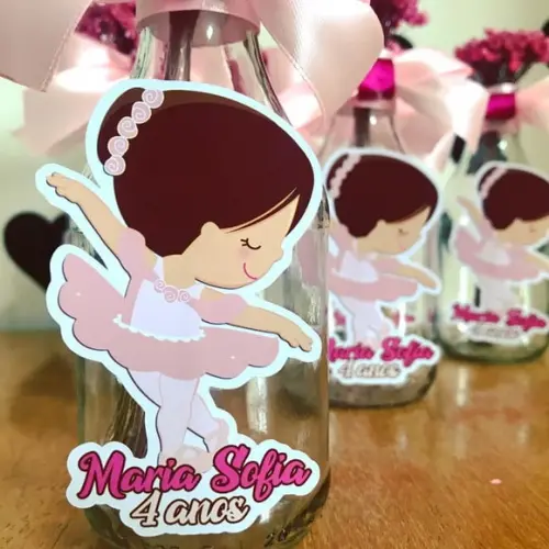 Centro de mesa Bailarina com flores