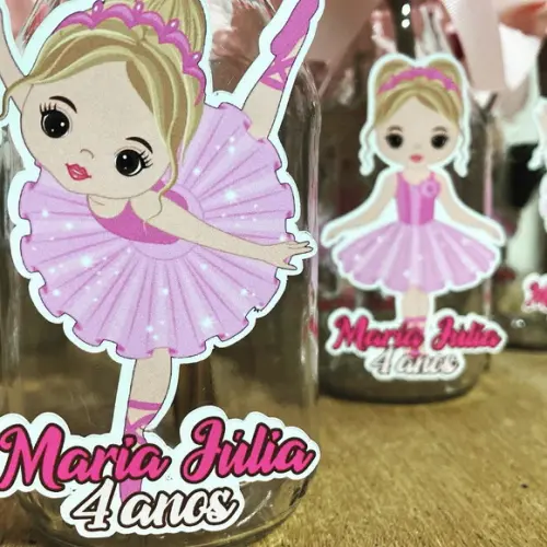 Centro de mesa Bailarina com flores