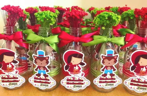 Centro de mesa chapeuzinho vermelho