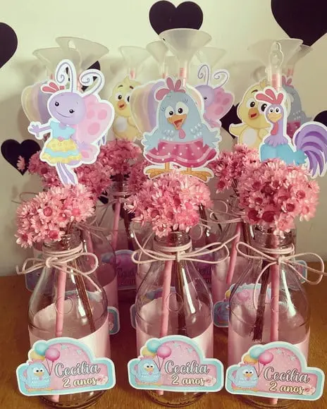 Centro de mesa Galinha Candy