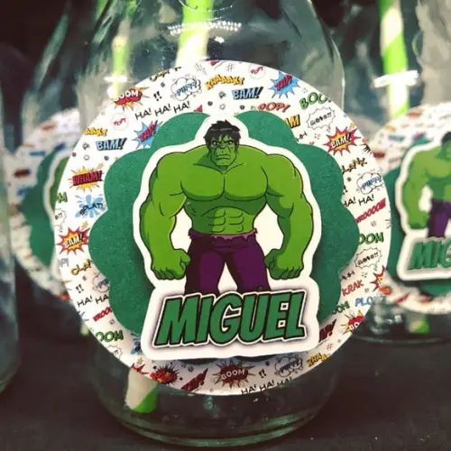Centro de mesa Hulk