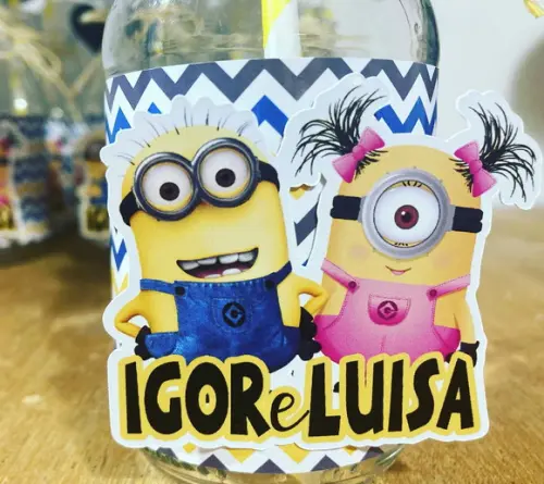 Centro de Mesa Minions Casal
