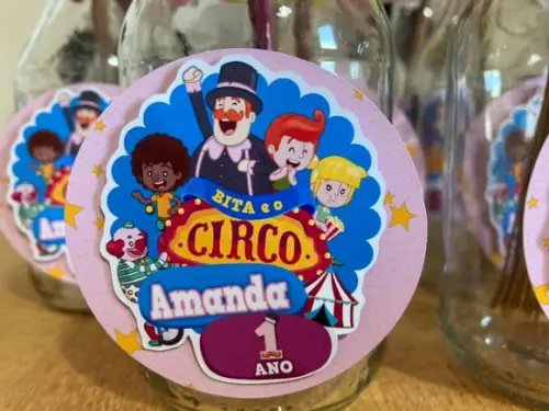 Centro de mesa Mundo Bita no Circo