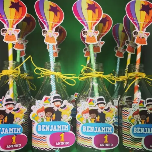 Centro de Mesa Mundo Bita Topper Balão
