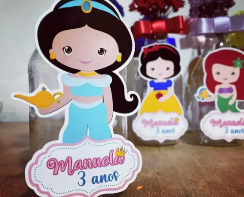 Centro de mesa Princesas