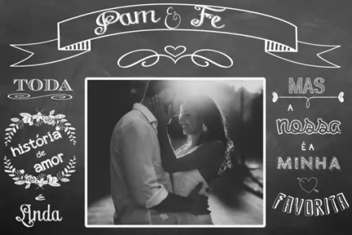 Chalkboard Casal