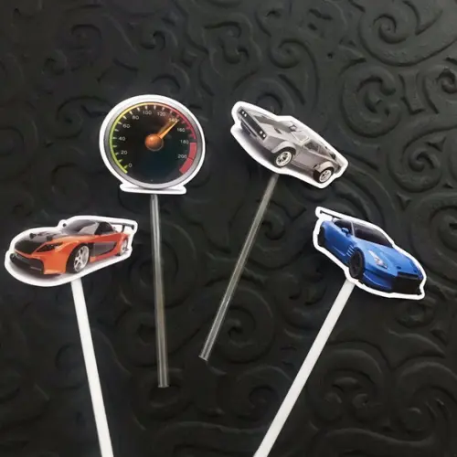 Kit topper de bolo + 20 toppers docinhos Velozes e Furiosos