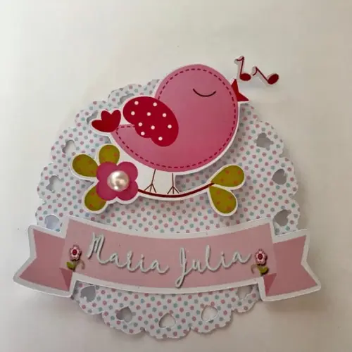 Tag Scrapbook Duplo 6 cm