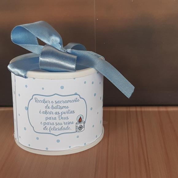 Tubolata Batizado 6x5cm Lembrancinha | 10 Un.