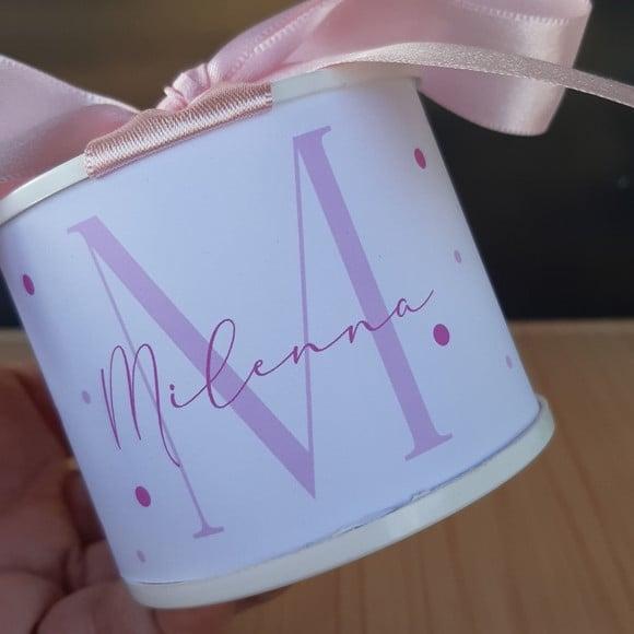 Tubolata Personalizada | Poá | 6x5cm Lembrancinha 10 Unid