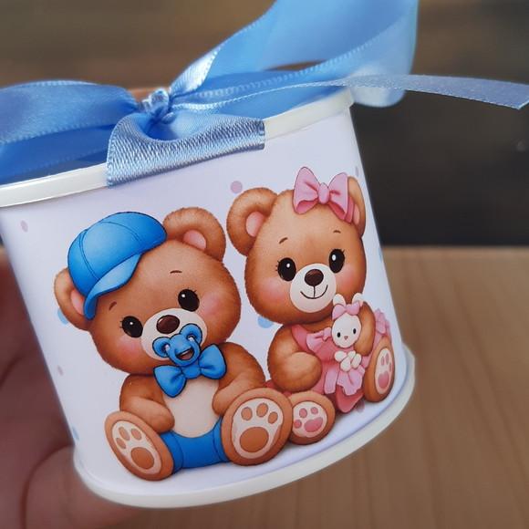 Tubolata Personalizada 6x5 Lembrancinha Chá Revelação 10 Uni