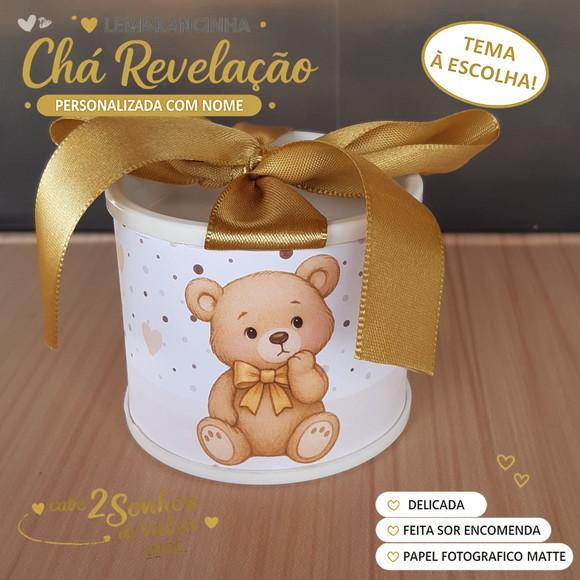Tubolata Personalizada 6x5 Lembrancinha Chá Revelação 10 Uni