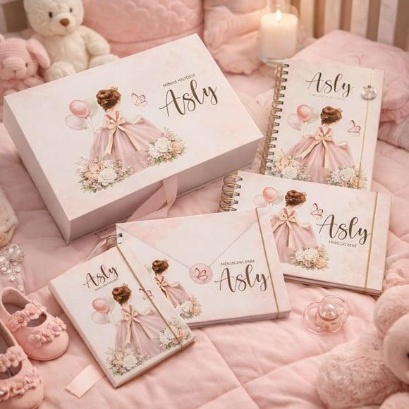 Kit Bebê Princesa Luxo Personalizado Completo Menina