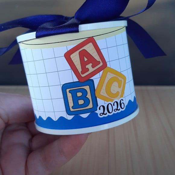 Tubolata Abc Posti Iti 6x5cm Lembrancinha | 10 Unidades