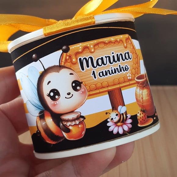 Tubolata Abelhinhai 6x5cm Lembrancinha | 10 Unidades