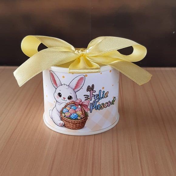 Tubolata de Páscoa Personalizada 6x5cm Lembrancinha | Mimo