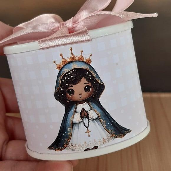 Tubolata Nossa Senhora Aparecida 6x5cm Lembrancinha | 10 Un.