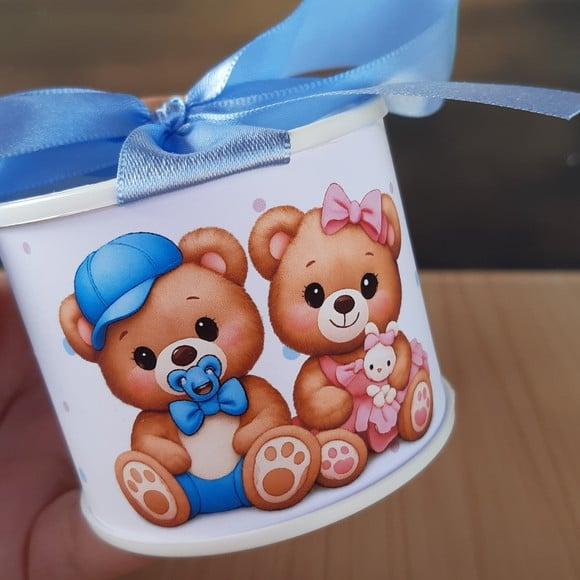 Tubolata Personalizada 6x5 Lembrancinha Chá Revelação 10 Uni