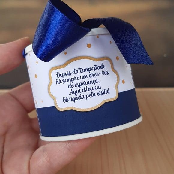 Tubolata Personalizada 6x5 Lembrancinha Maternidade 10 Unid.