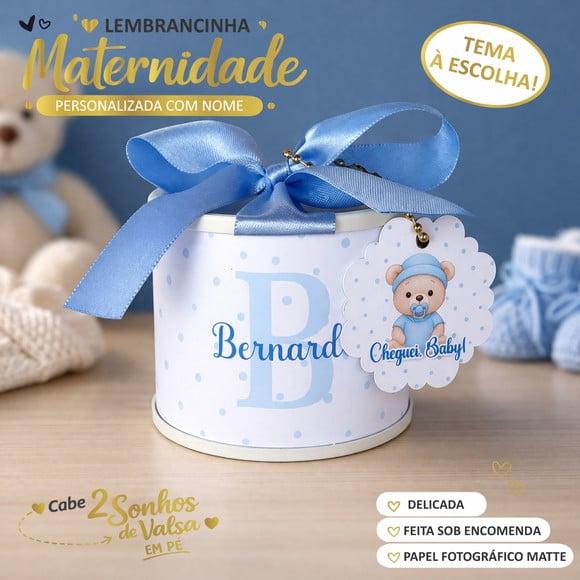 Tubolata Personalizada 6x5 Lembrancinha Maternidade 10 Unid.