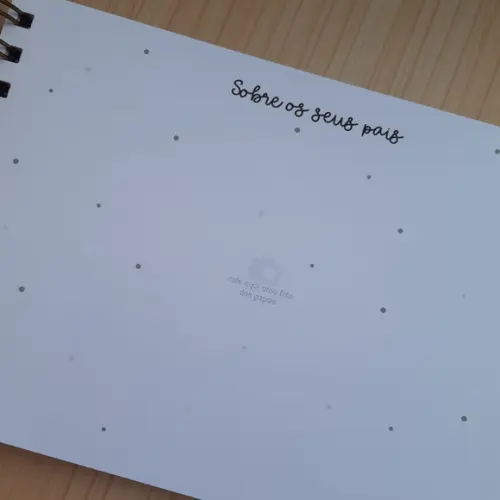Livro do Bebê Safari Luxo Personalizado A5 Horizontal (Qualquer