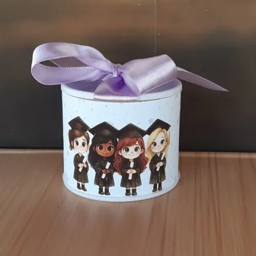 Tubolata Abc Lilás 6x5cm Lembrancinha | 10 Unidades