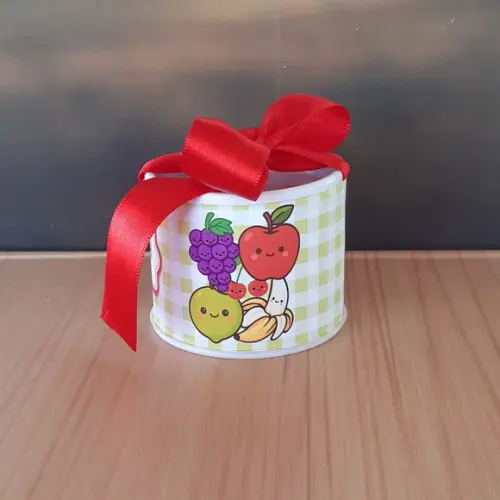 Tubolata Frutinhas 6x5cm Lembrancinha | 10 Unidades
