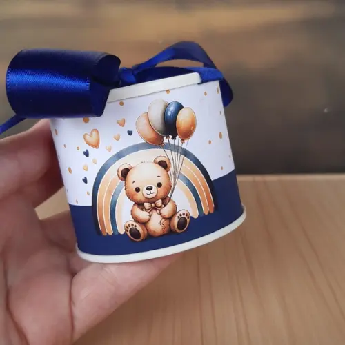 Tubolata Personalizada 6x5 Lembrancinha Maternidade 10 Unid.