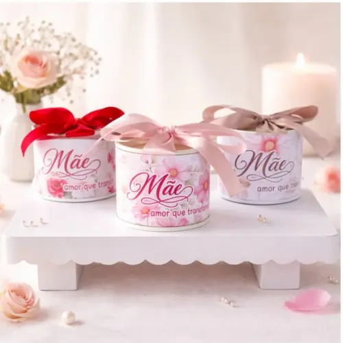 Lembrancinha Dia das Mães Personalizado | Tubolata 6x5cm