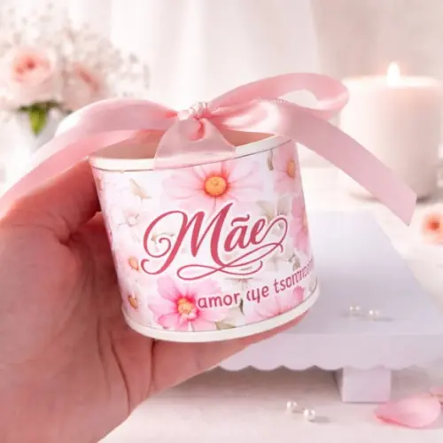 Lembrancinha Dia das Mães Personalizado | Tubolata 6x5cm