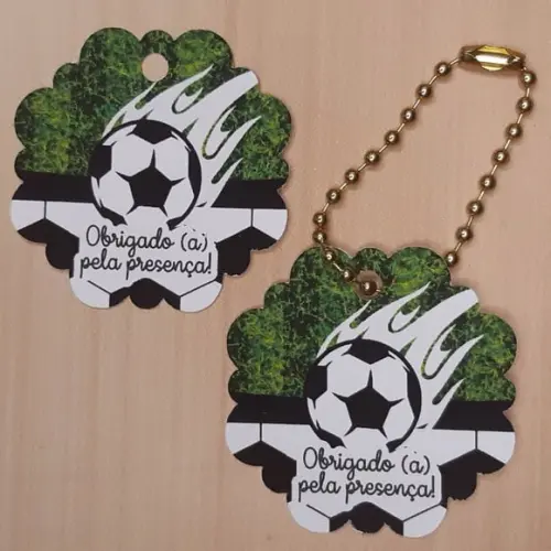 Tag Escalopada Personalizada 4x4 Lembrancinha Festa 60 Unid.