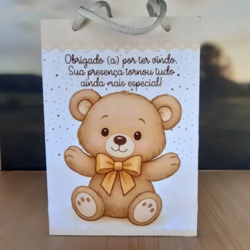 Sacolinha Personalizada 10un Festa Luxo Qualquer Tema