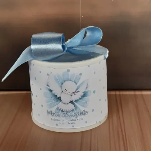 Tubolata Batizado 6x5cm Lembrancinha | 10 Un.