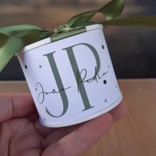 Tubolata Personalizada | Poá | 6x5cm Lembrancinha 10 Unid