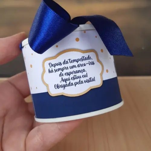 Tubolata Personalizada 6x5 Lembrancinha Maternidade 10 Unid.