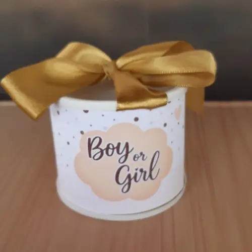 Tubolata Personalizada 6x5 Lembrancinha Chá Revelação 10 Uni