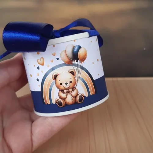 Tubolata Personalizada 6x5 Lembrancinha Maternidade 10 Unid.