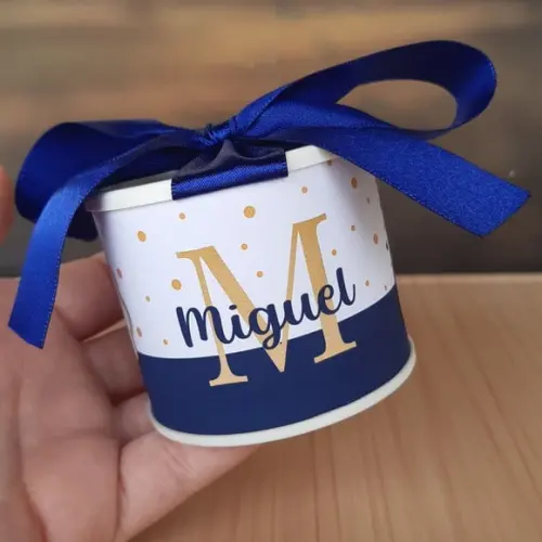 Tubolata Personalizada 6x5 Lembrancinha Maternidade 10 Unid.