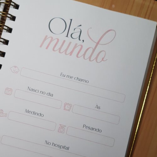 Caderneta de Vacinação Personalizada Safari cute menina