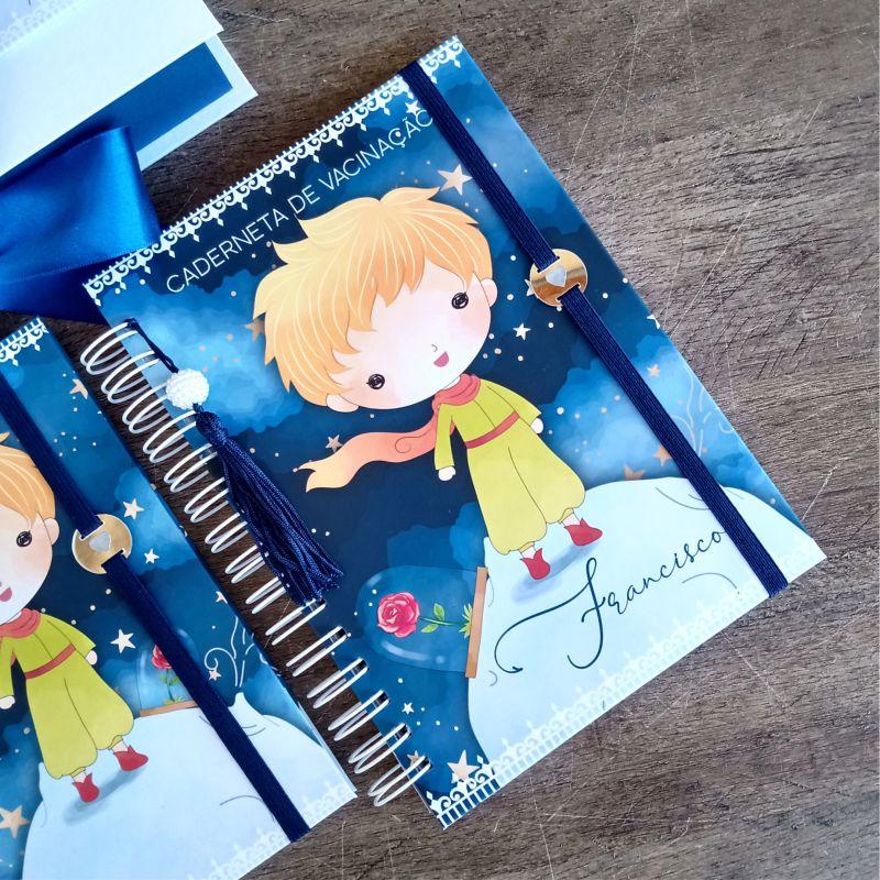 Kit Livro do Bebê Caderneta de Vacina Caixa Personalizada