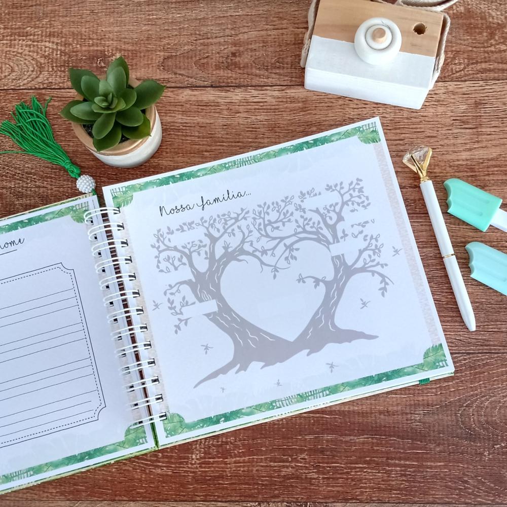 Kit Livro do Bebê, Caderneta de Vacina e Caixa Personalizada
